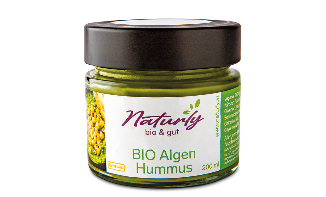 BIO Algen Hummus im Glas aus Wien von Naturly